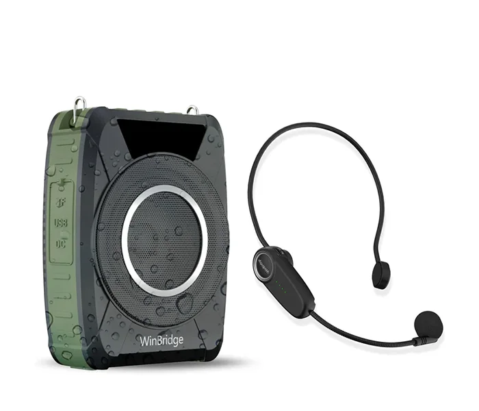 WinBridge M801 20W Voice Amplifier With Wireless Microphone Headset Abu Dhabi
